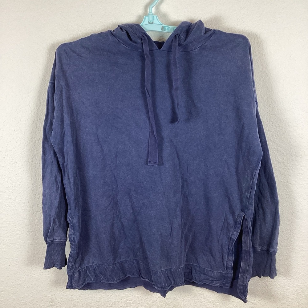 Aerie Womens Sweatshirt Sz M Medium Long Sleeve Sweater Blue Hoodie Excellent